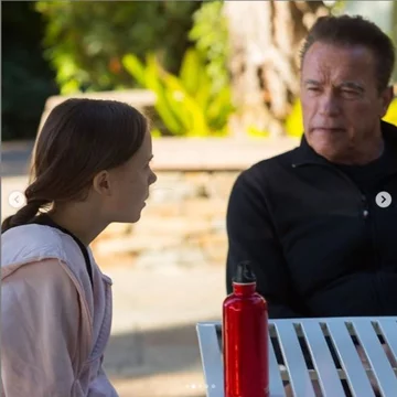 Arnold Schwarzenegger i Greta Thunberg 