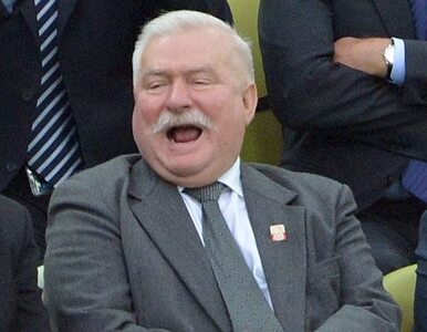 Miniatura: Wałęsa: dziś kibicuję Włochom, w finale...