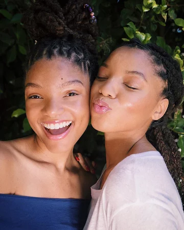 Halle Bailey z siostrą Chloe 