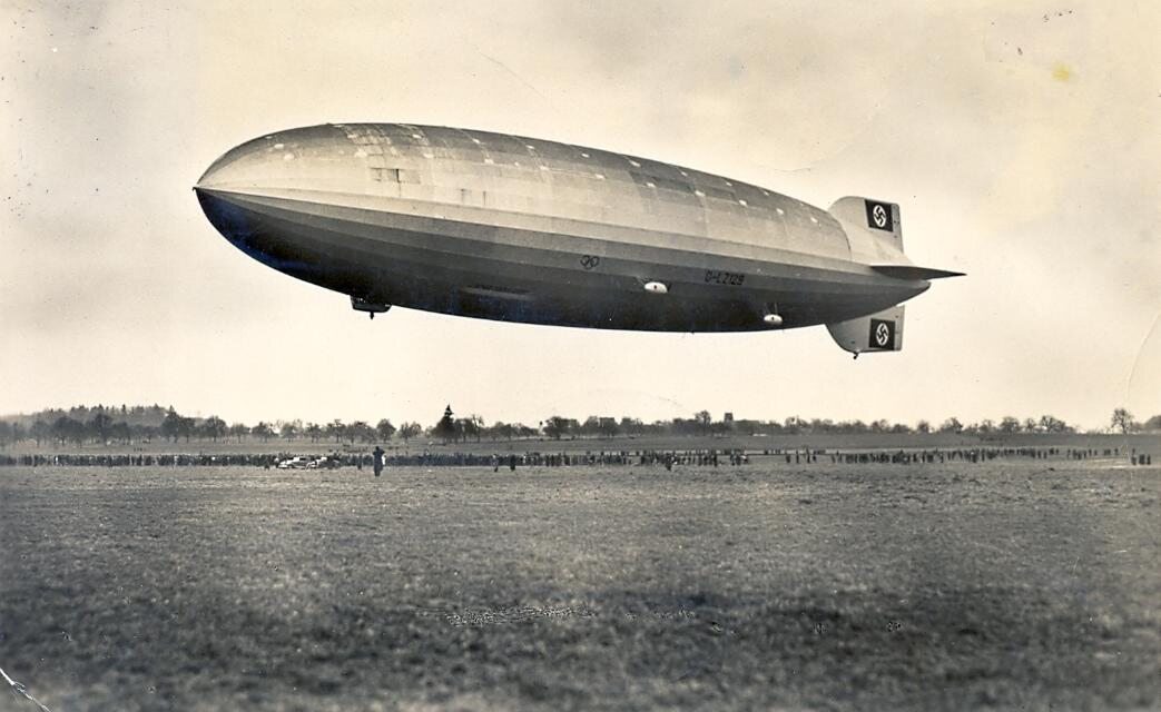 Sterowiec „Hindenburg” w 1936 roku 