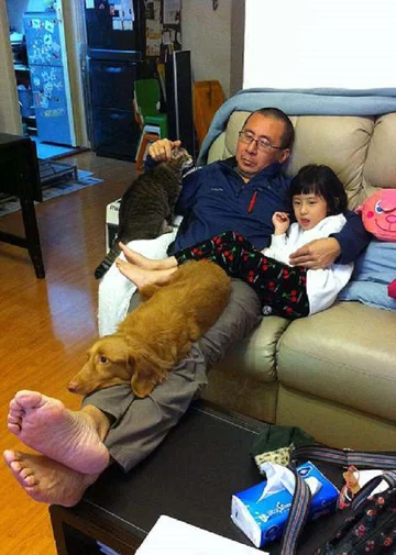 Wong Ting-man i Tiffany w 2014 roku 