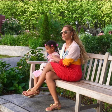 Beyonce z córką Blue Ivy Carter 