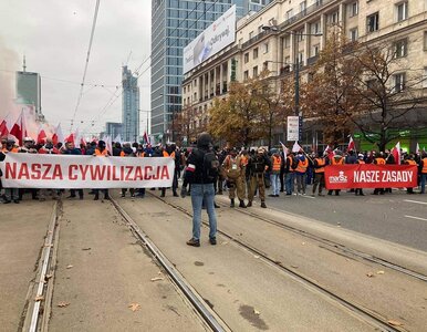 Miniatura: Marsz Niepodległości w Warszawie....