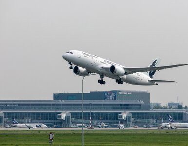 Miniatura: Wielki pożar w pobliżu Lotniska Chopina....