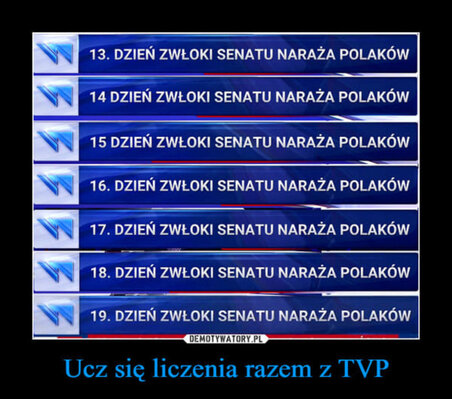Miniatura: Memy ze "zwłoki Senatu, która naraża Polaków"