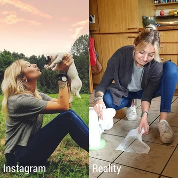 Instagram kontra rzeczywistość oczami pewnej internautki 