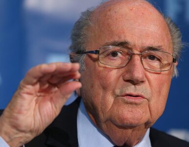 Miniatura: Blatter po raz 5. szefem FIFA. Jego rywal...