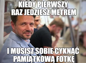 Akcja Trzaskowskiego #18dzielnicw18h - mem 