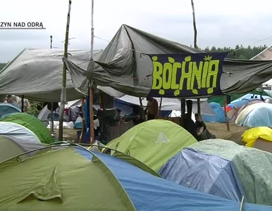 Miniatura: Tłumy w Kostrzynie nad Odrą....