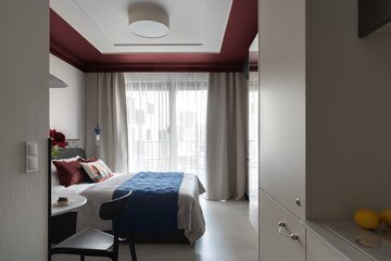 20 m&sup2; zaprojektowane bez kompromis&oacute;w &ndash; mikroapartament w&nbsp;Gdańsku o&nbsp;hotelowej logice, odważnej kolorystyce i&nbsp;perfekcyjnie zaplanowanej funkcji, projekt Czajka wnętrza, Aleksandra Czajka-Witkowska