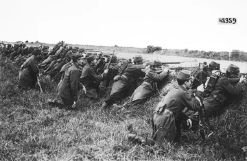 5&#8211;9 września 1914. I bitwa nad Marną. Kilkudniowa bitwa I wojny światowej   pomiędzy wojskami francusko-brytyjskimi a niemieckimi. (fot. domena publiczna)