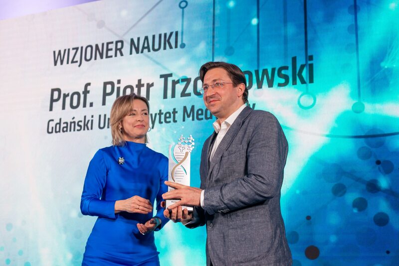 Prof. Piotr Trzonkowski z nagrodą Wizjonerzy Zdrowia w kategorii Nauka