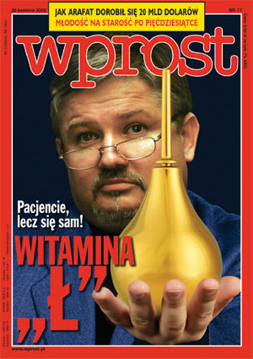 Okładka tygodnika Wprost nr 17/2002 (1013)