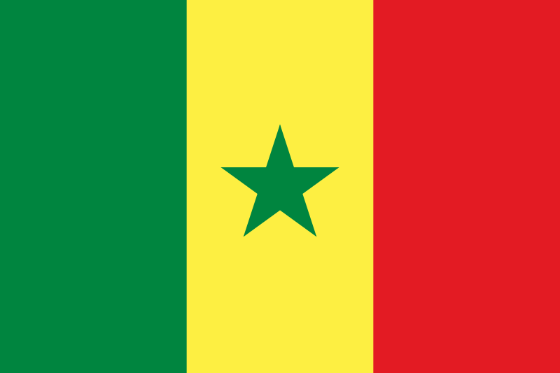 Flaga Senegalu 
