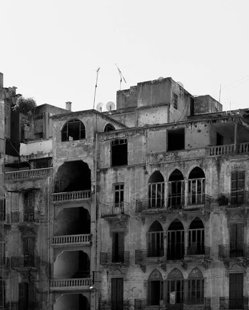 Opuszczone miejsce w Libanie 