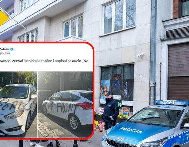 Miniatura: Tak zdewastowali auto Ukrainki we...