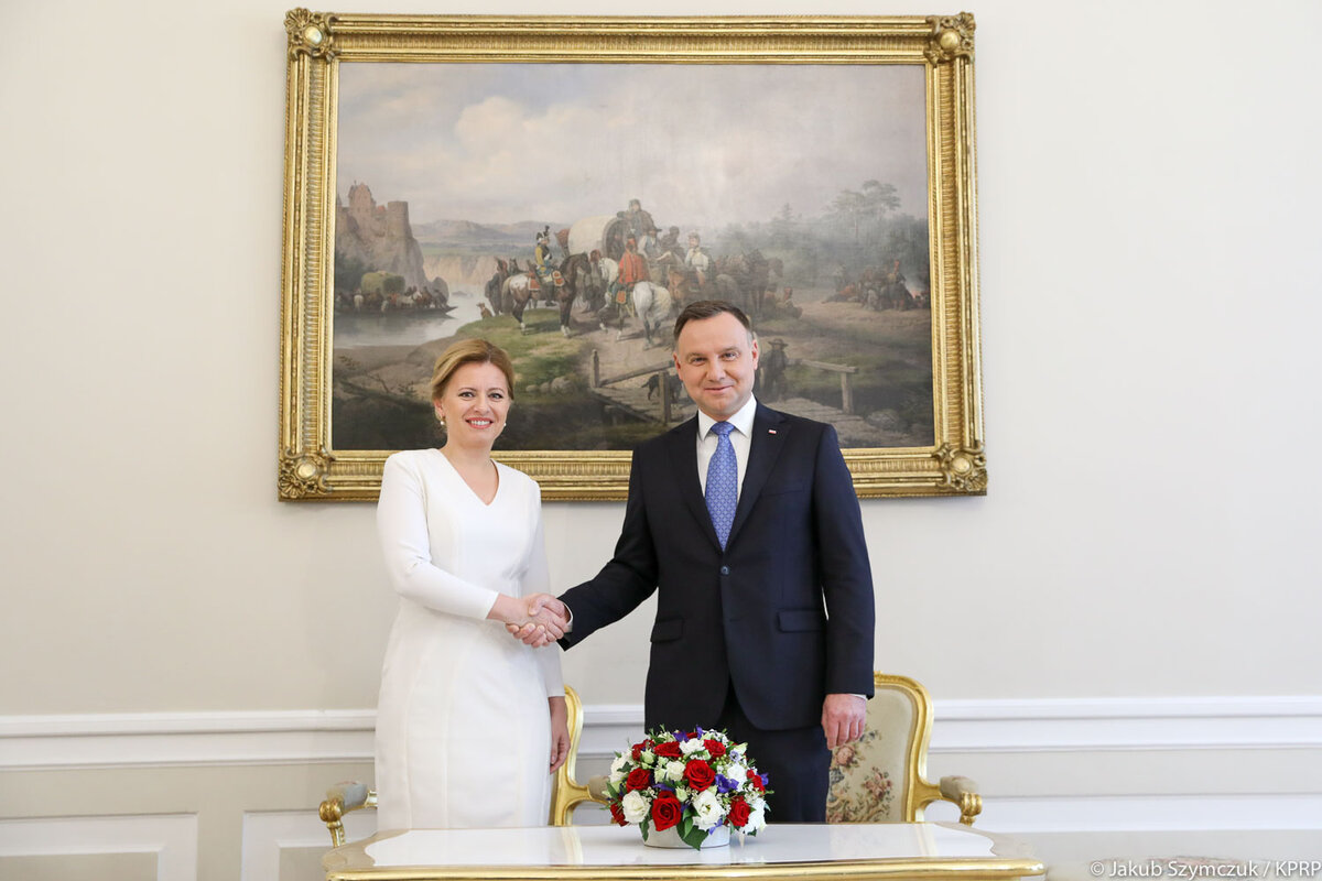 Andrzej Duda i Zuzana Čaputova 