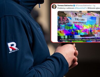 Miniatura: TV Republika grzmi o problemach z odbiorem...
