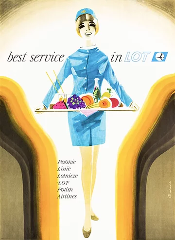 Plakat z wystawy „Retro-jet” Plakat