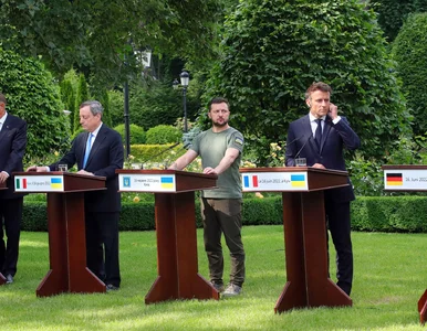 Miniatura: Awaria pociągu, którym Scholz, Macron i...