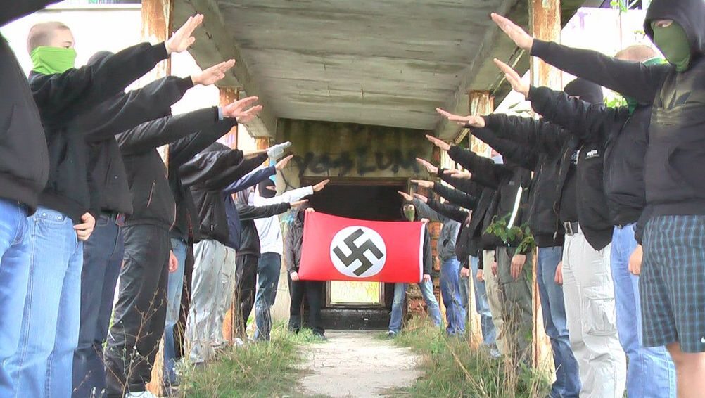 Kadr z filmu, którym chciano zastraszyć Antifę (fot.Mariusz Kowalewski/Wprost)