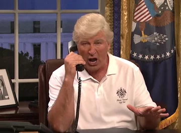 Alec Baldwin jako Donald Trump 