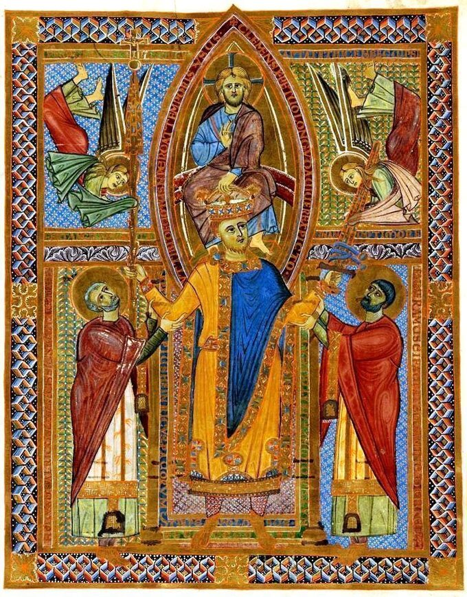 Wizerunek Henryka II z jego sakramentariusza