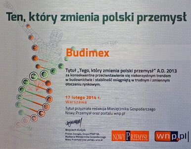 Miniatura: Budimex zmienia polski przemysł