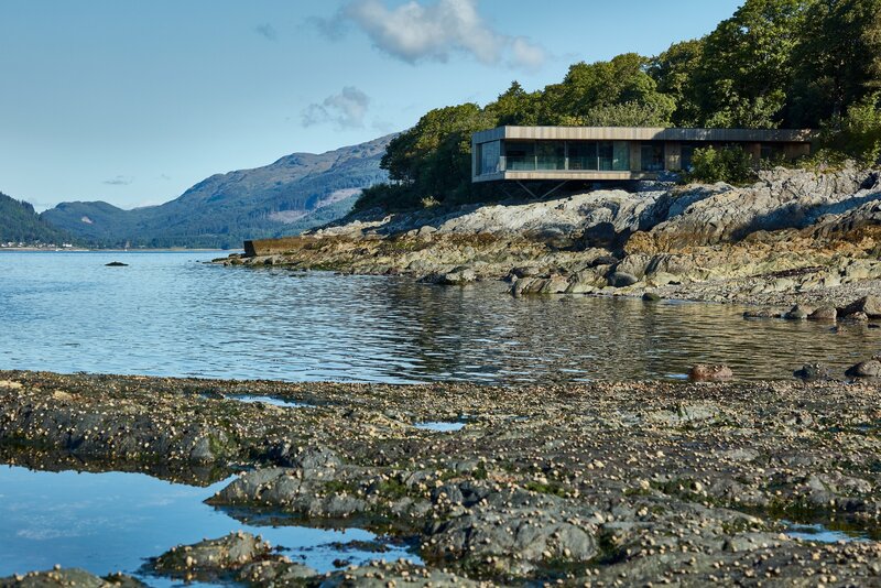 Dom na skale, projekt Cameron Webster Architects