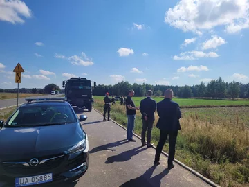 W lubelskiej Czosnówce spadł dron 