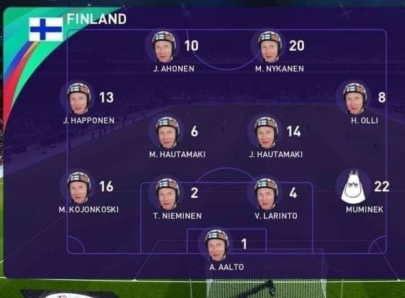 Mem po meczu Polski z Finlandią 