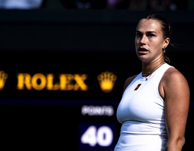 Miniatura: Sensacja w półfinale Wimbledonu. Aryna...