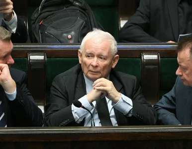 Miniatura: Jarosław Kaczyński przyłapany w Sejmie....
