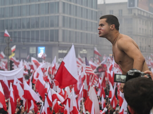 Miniatura: Marsz Niepodległości. Tak wyglądała...