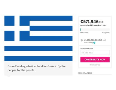 Miniatura: Internauci zrzucają się na Grecję. Zebrali...