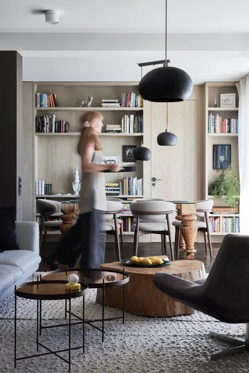 Apartament z tarasem na dachu, projekt Joanna Kulczyńska 