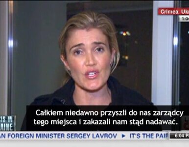 Miniatura: Dziennikarka CNN relacjonuje z Krymu:...
