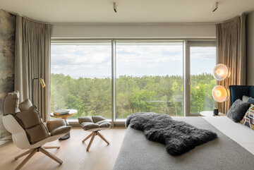Dwupoziomowy rodzinny apartament wakacyjny w&nbsp;Świnoujściu, proj. Soul Interiors