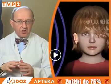 Zrzut ekranu z&nbsp;fałszywą reklamą