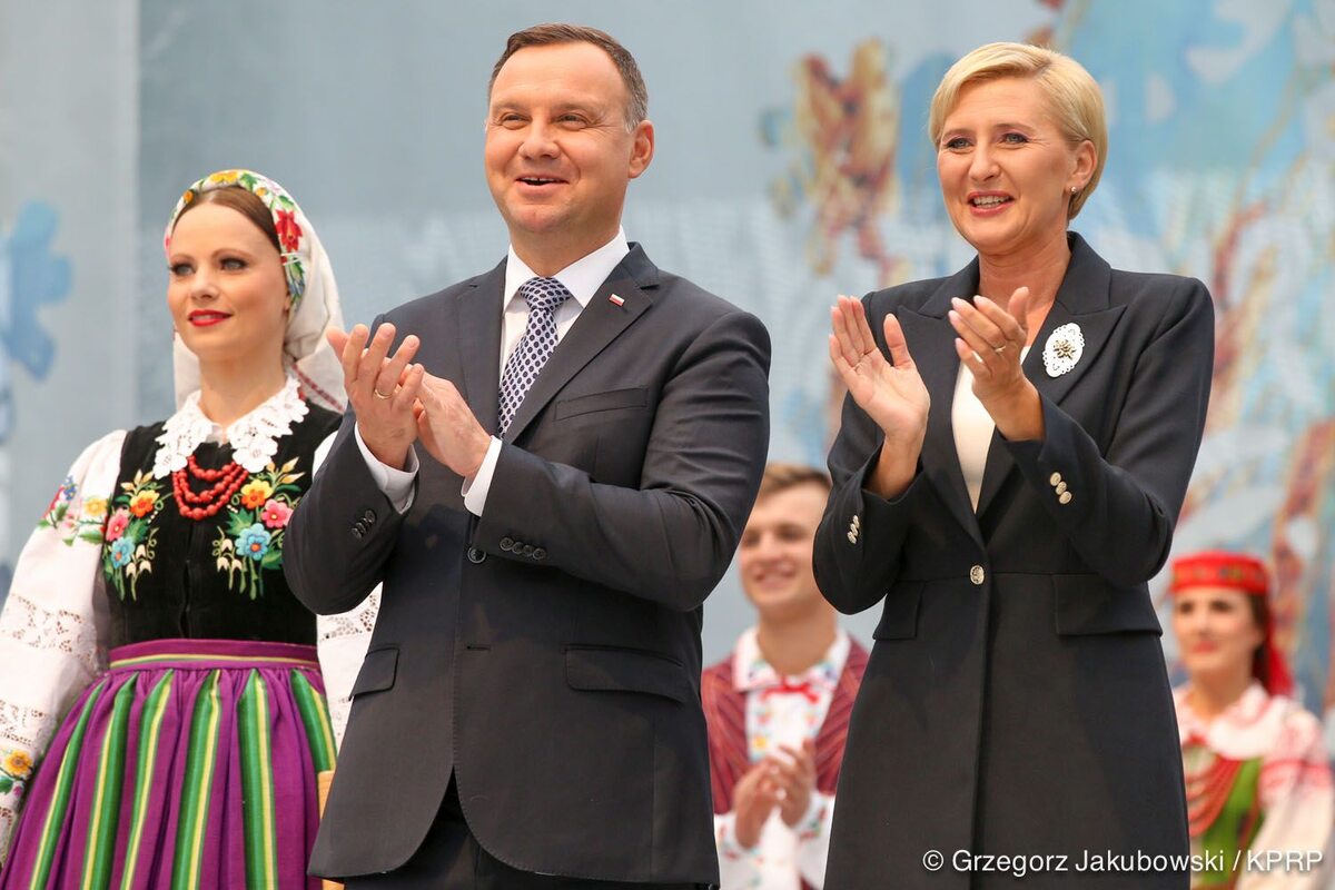 Prezydenckie dożynki w Spale p