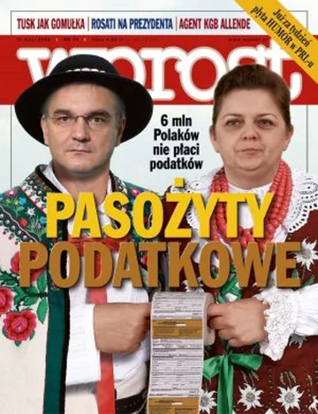 Okładka tygodnika Wprost nr 19/2008 (1324)