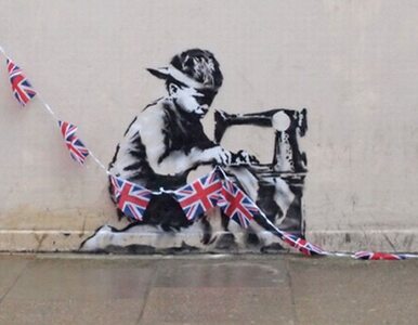 Miniatura: "Skradzione" graffiti Banksy'ego trafiło...