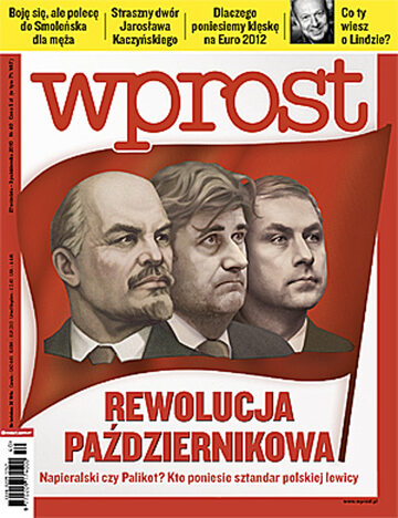 Okładka tygodnika Wprost nr 40/2010 (1443)