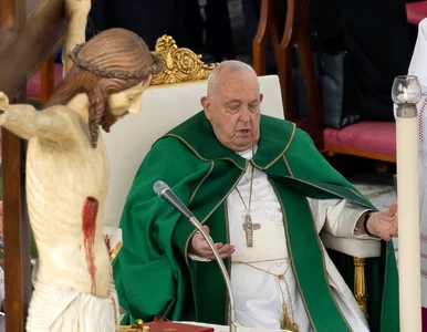 Miniatura: Przerwane kazanie papieża. Franciszek...