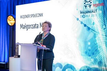 Małgorzata Maksymowicz z&nbsp;nagrodą Wizjoner Społecznik