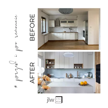 Mieszkanie dla rodziny 2+1, projekt i nadzór nad realizacją: Joanna Lemka-Wójcik, jlw studio 