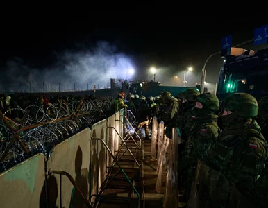 Miniatura: NA ŻYWO: Granica polsko-białoruska....