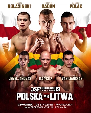 Gala DSF Kickboxing Challenge Polska vs Litwa w&nbsp;Warszawie