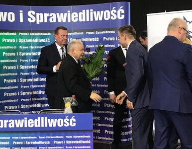 Miniatura: Kaczyński w Trzciance o małżeństwach...