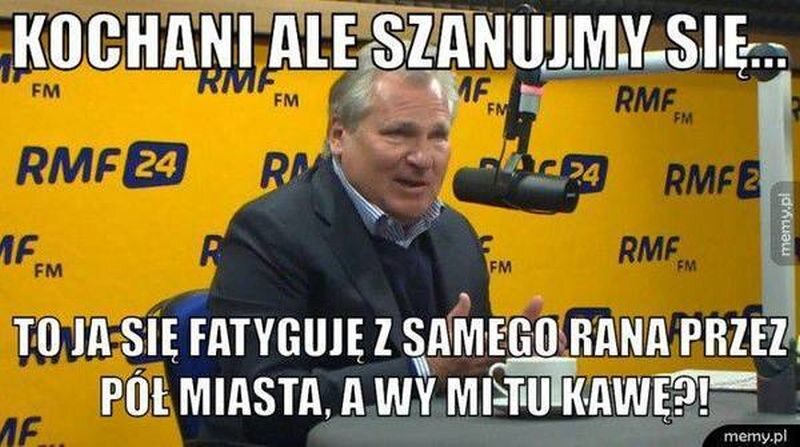 Mem z Aleksandrem Kwaśniewskim 